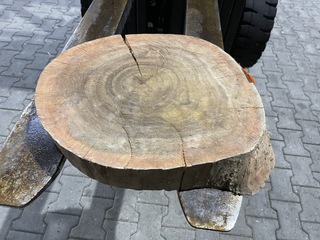 Rosewood schijf, Dikte 75mm, Ø 450mm